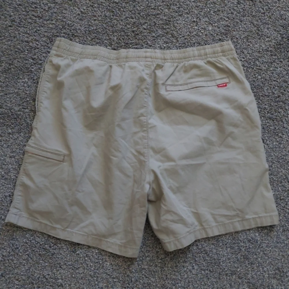 Levi's XX Chino Easy Shorts Mens XL Elastic Waist Khaki